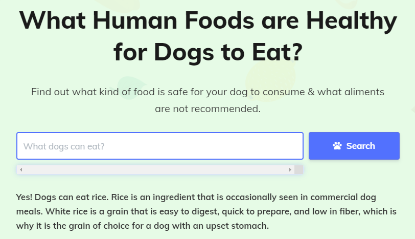 What Human Foods are Healthy for Dogs to Eat?样例图